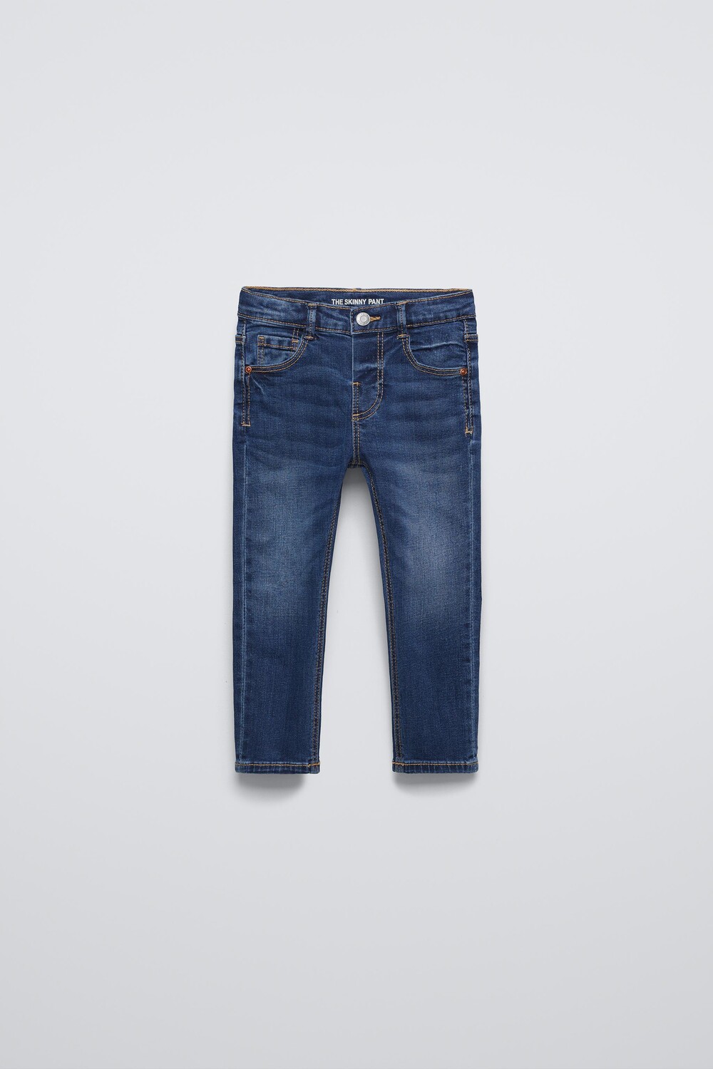 

Базовые узкие джинсы ZARA, синий