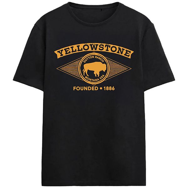 

Футболка мужская с принтом Yellowstone bison Licensed Character