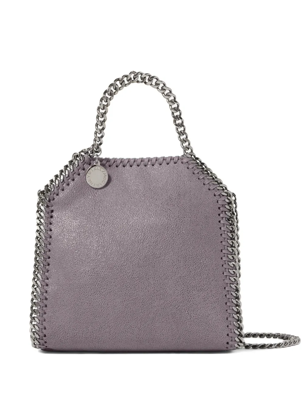 

Фактурная сумка на плечо Falabella Stella Mccartney, фиолетовый