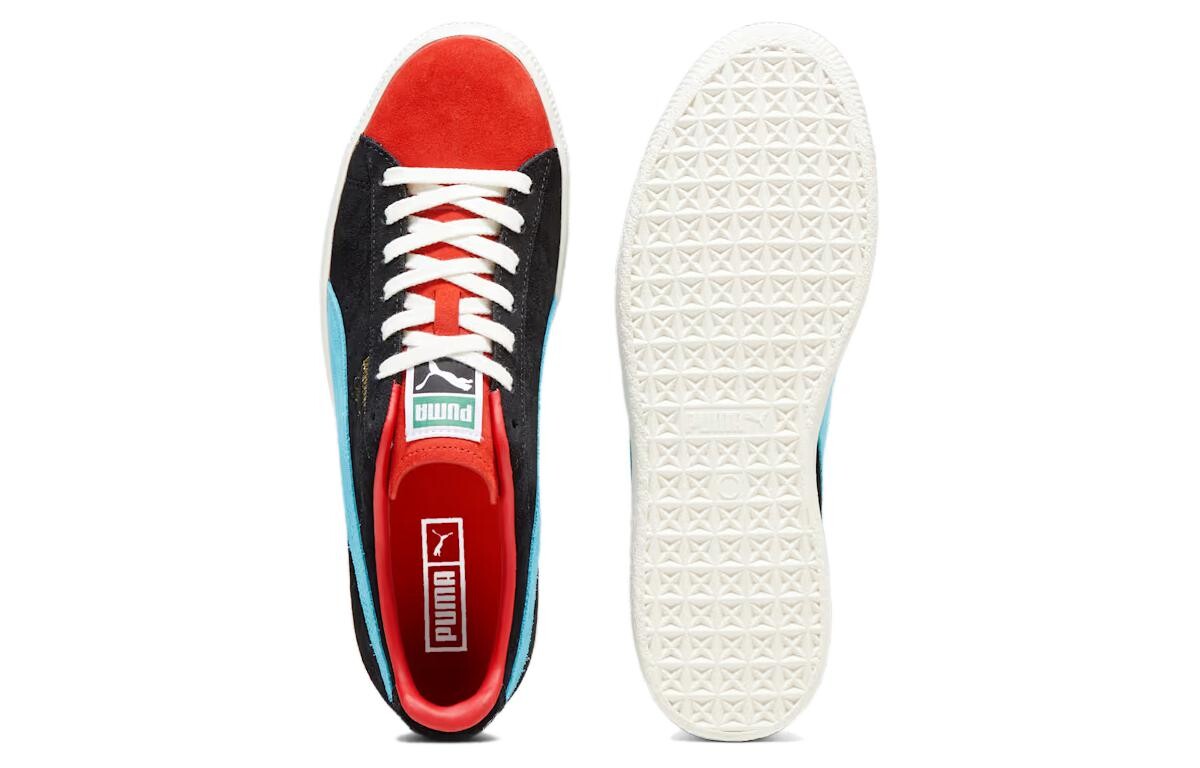Мужская обувь для скейтбординга Puma Clyde OG, Core Black/Multi-Color/Core White — фото 4