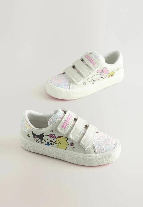 Стандартная посадка, кроссовки hello kitty friends с застежкой-липучкой Next, White — фото 2