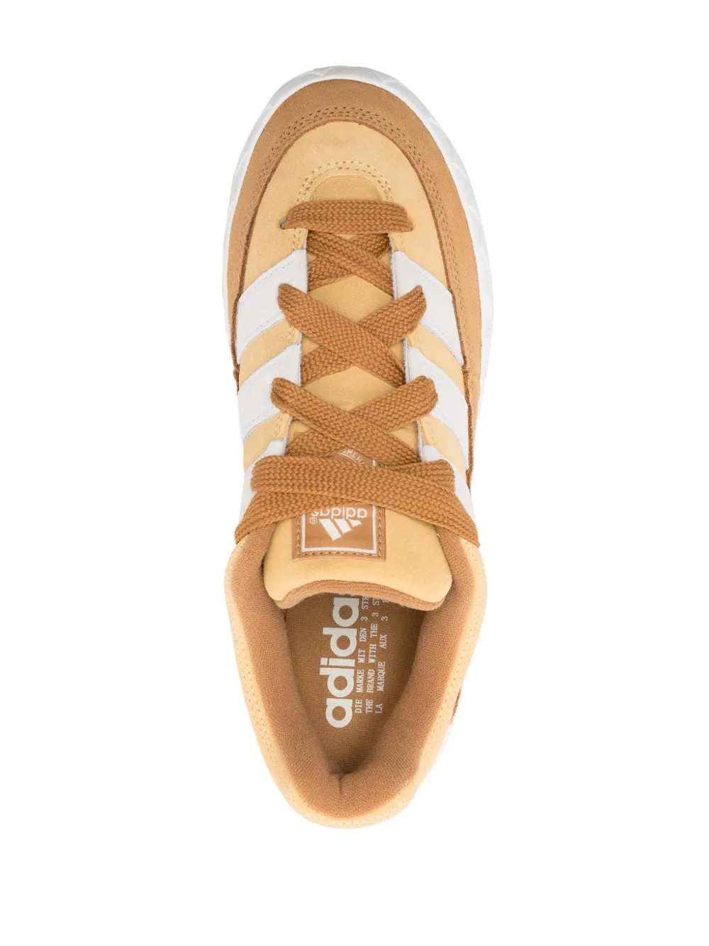 Кроссовки Adimatic adidas, желтый — фото 4