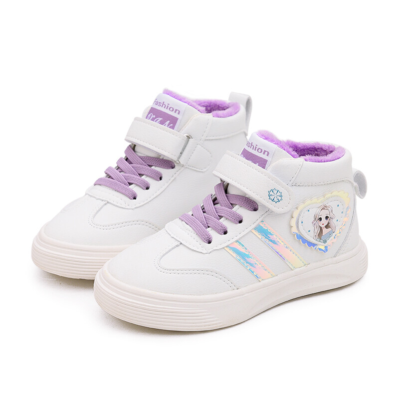 Детские кроссовки для скейтбординга Kids High-top Purple Budding, фиолетовый — фото 3