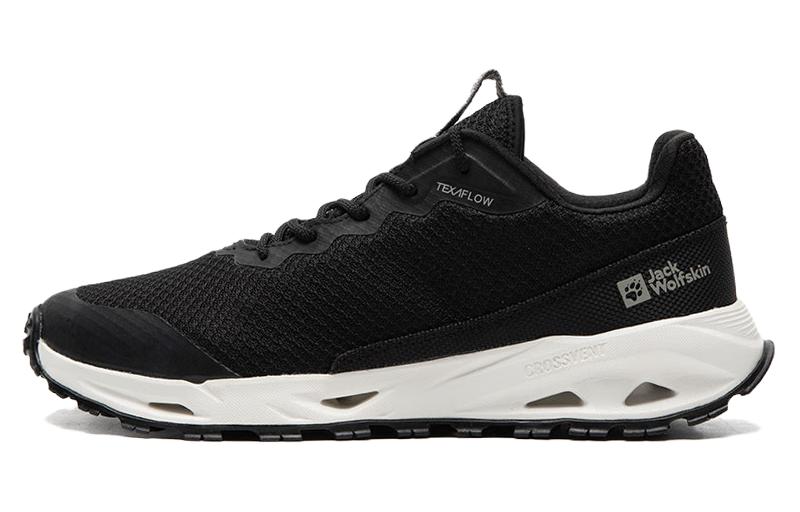 

JACK WOLFSKIN Женские амортизирующие износостойкие низкие треккинговые туфли для походов - Black/6000, цвет Black/6000