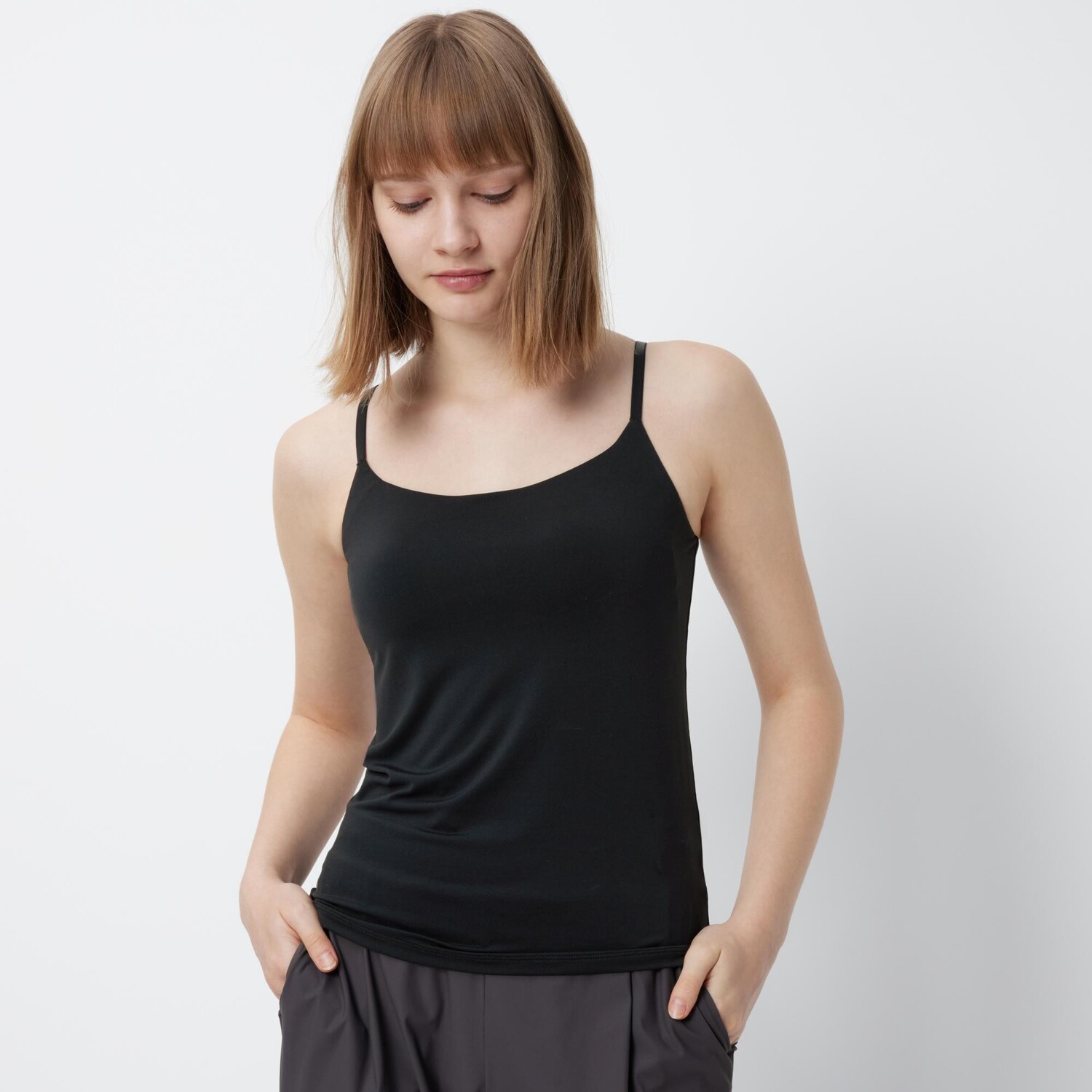 

Бюстгальтер на бретельках Airism UNIQLO, черный