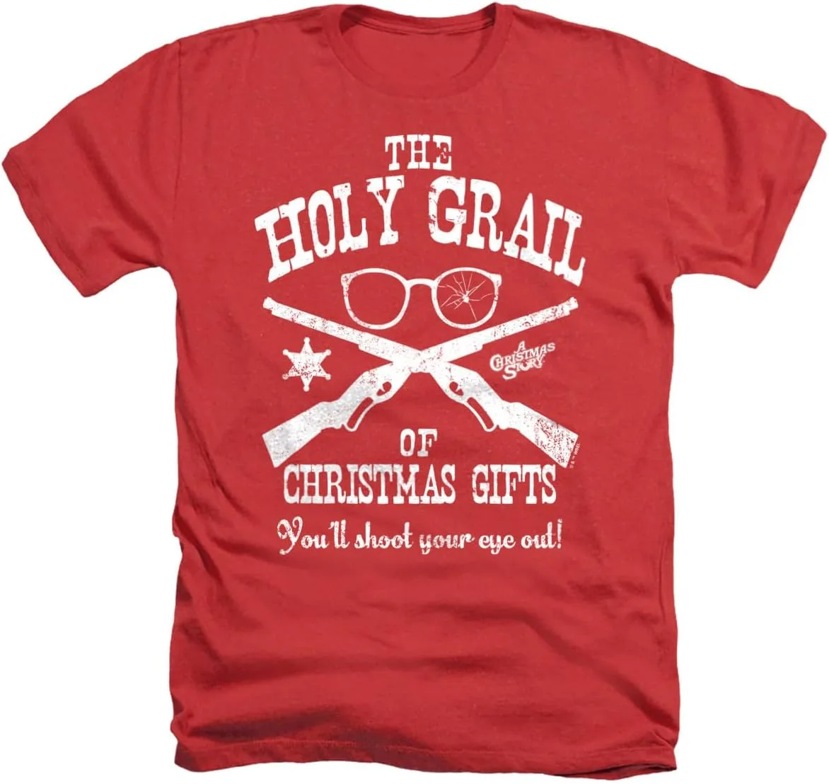 

Футболка Popfunk A Christmas Story The Holy Grail Unisex Adult Heather