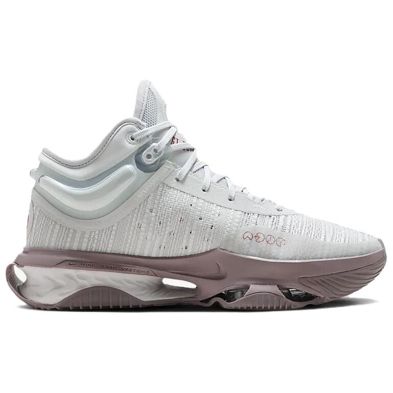 Баскетбольные кроссовки Air Zoom GT Jump 2 мужские, среднего размера, белые/серые Nike — фото 2