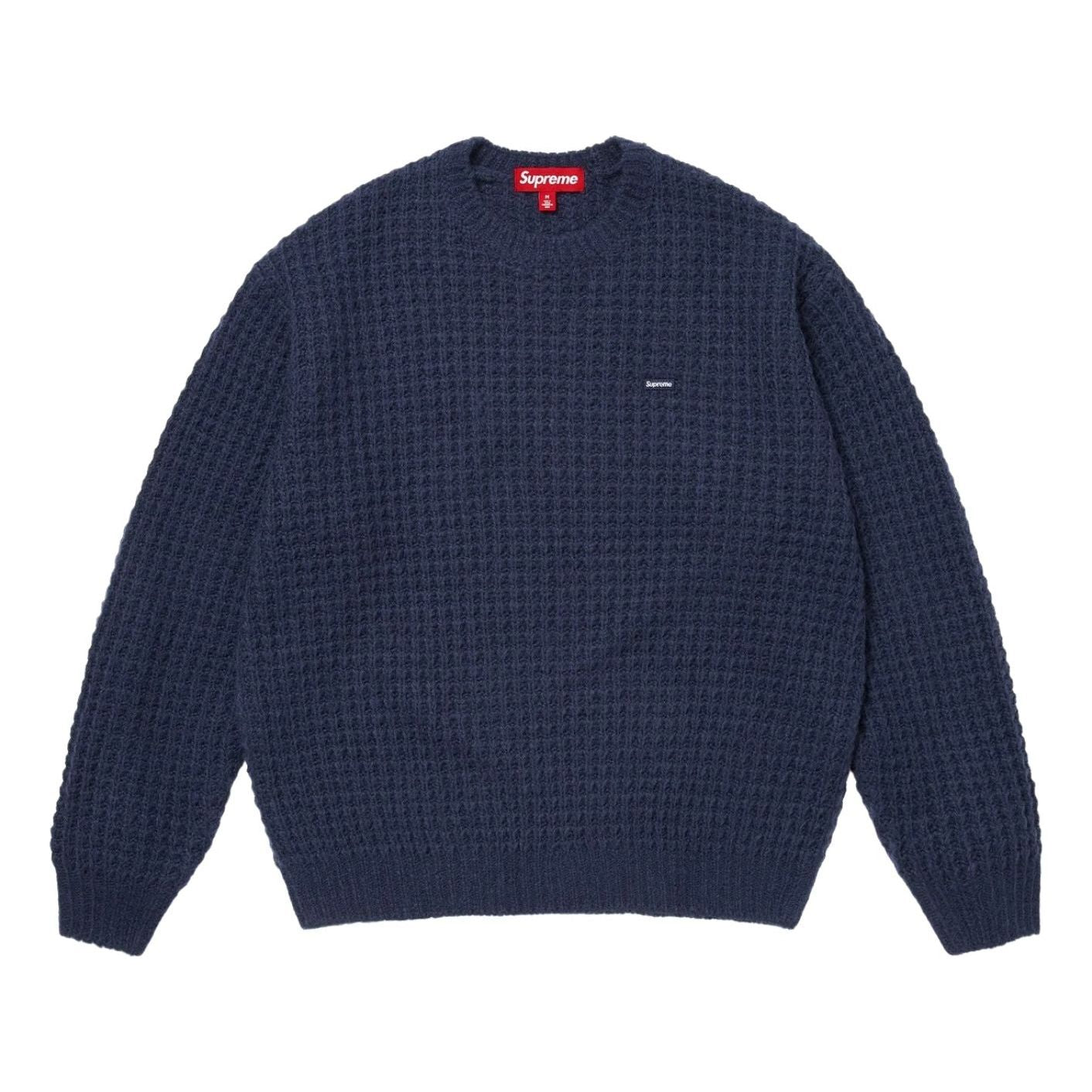 Свитер Supreme Small Box Waffle 'Navy'
