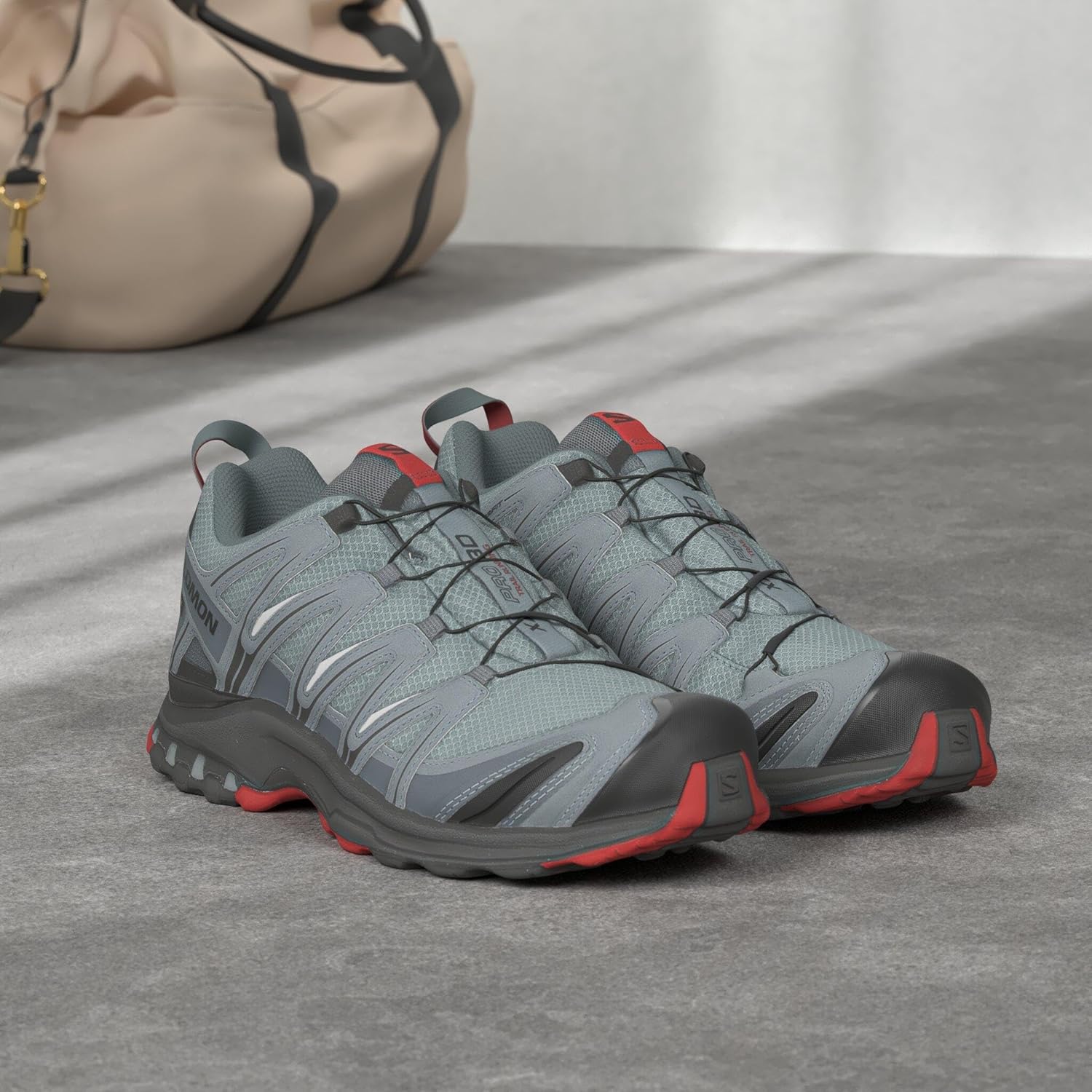 Мужские кроссовки для трейлраннинга Salomon XA PRO 3D Gore-Tex водонепроницаемые, черный — фото 2