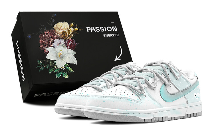 

Кроссовки Nike Dunk Skateboarding Shoes Men Low-top Cyan, голубой, Синий, Кроссовки Nike Dunk Skateboarding Shoes Men Low-top Cyan, голубой