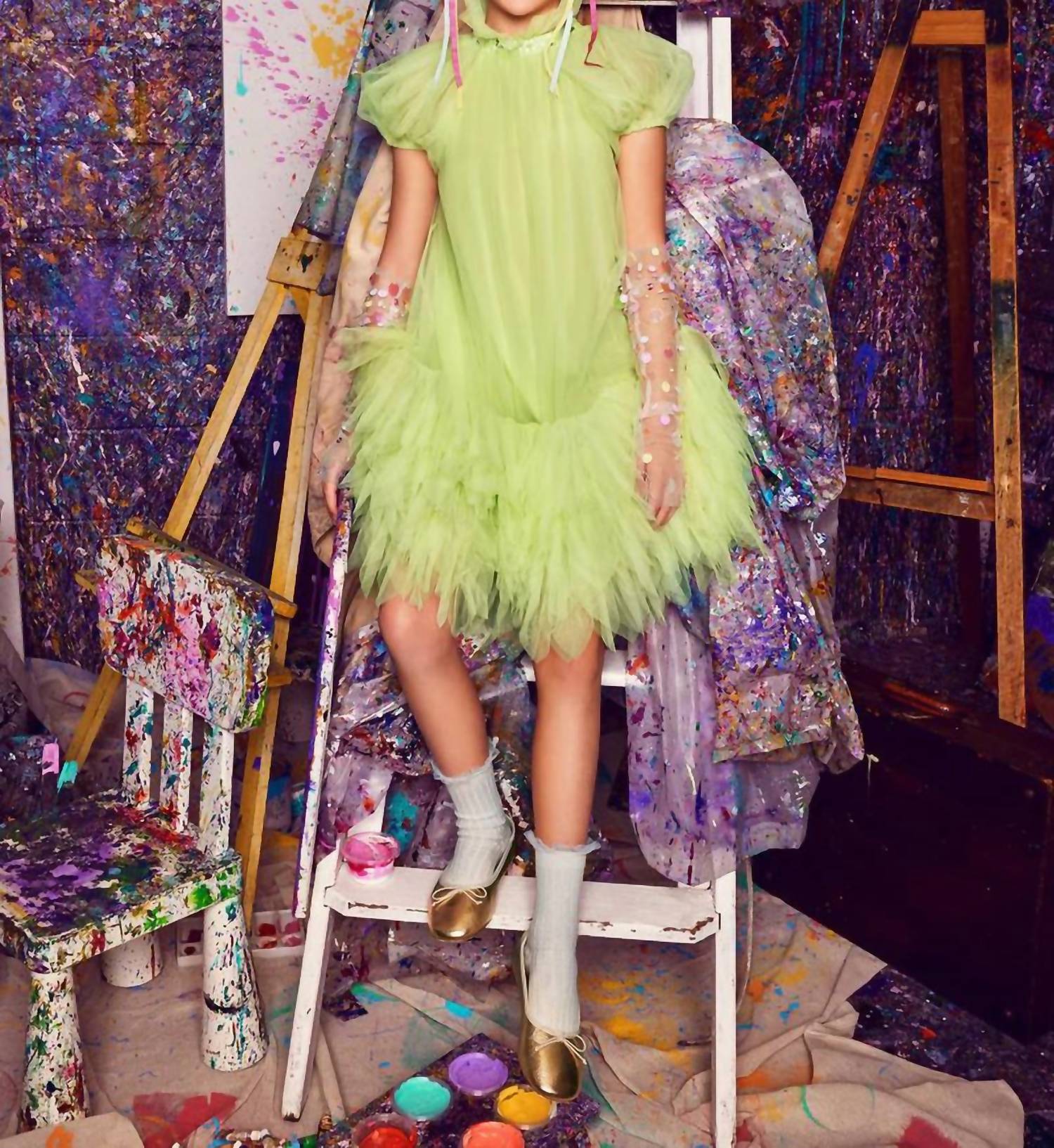 

Платье из тюля Patina в цветущем саду TUTU DU MONDE, Lush Garden