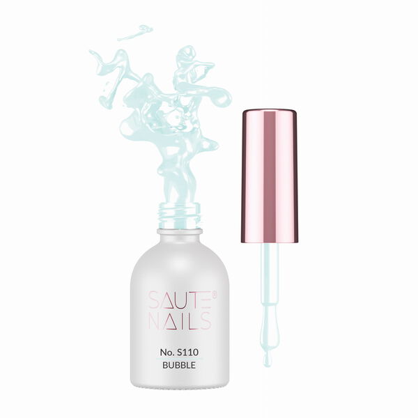 

Гибридный лак для ногтей s110 bubble, 8 мл Saute Nails, цвет s110 bubble