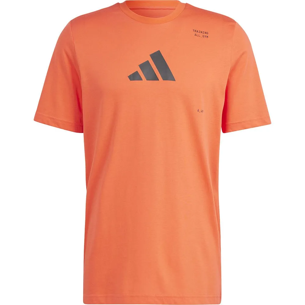 Футболка adidas Tr Cat G, оранжевый — фото 3