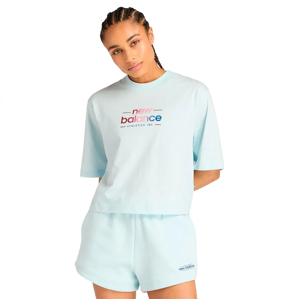 

Футболка New Balance Reimagined Relaxed, синий