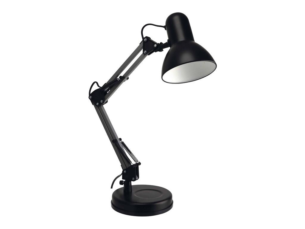 

Настольная лампа DAYLITE HD2429A, металл, 230В, E27, IP20, черный Daylight