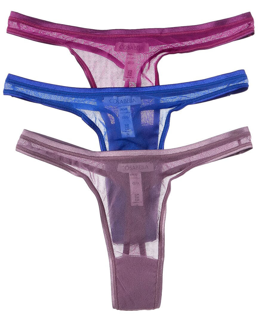 

Классические стринги Cosabella 3 шт. Soire Confidence, синий