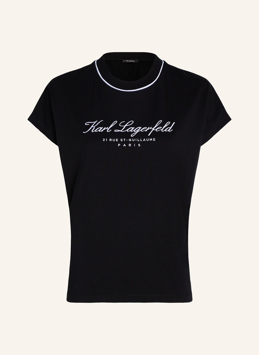 

Топ KARL LAGERFELD, черный