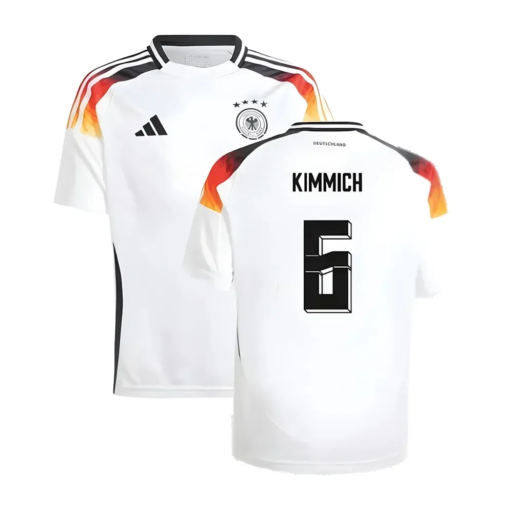 Домашняя футболка Германии 2024-25 детская Kimmich 6 Germany, белый