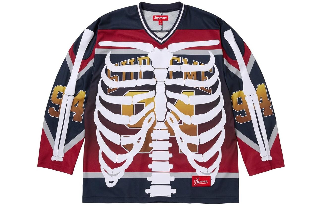 

Футболка Supreme Bones Hockey, многоцветный