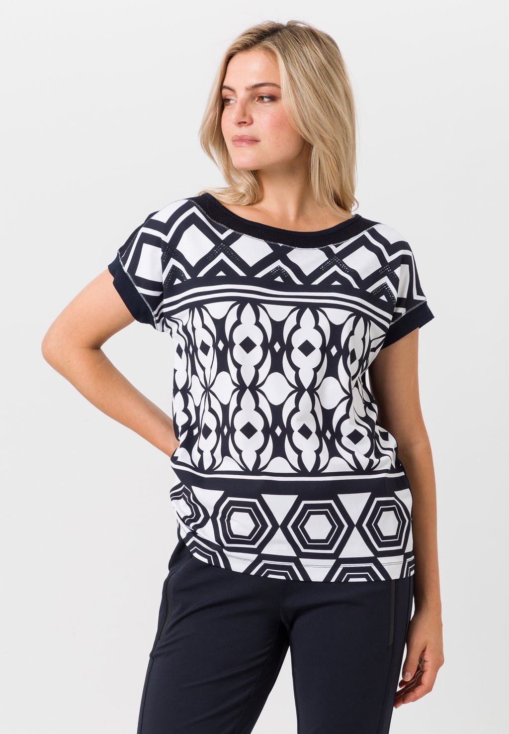 

Футболка с принтом Blouse TUZZI, синий