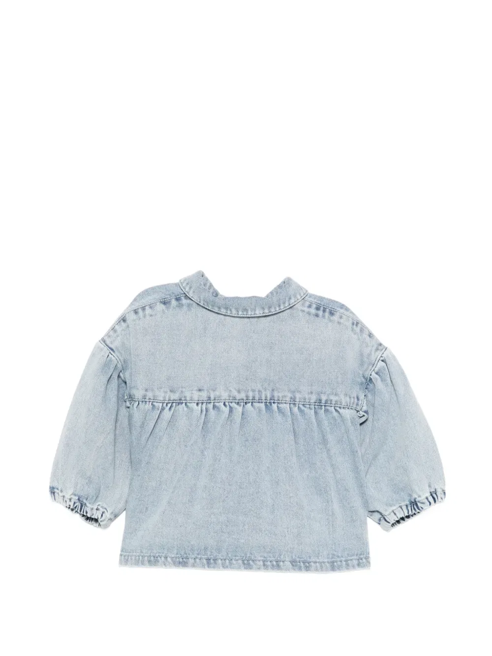 Куртка с рукавами-баллонами и карманами Moschino Kids, синий — фото 2