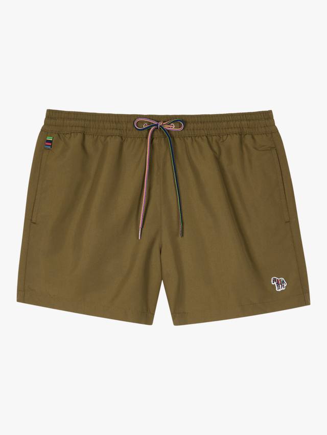 

Плавательные шорты с логотипом зебра Paul Smith, цвет Green Olive