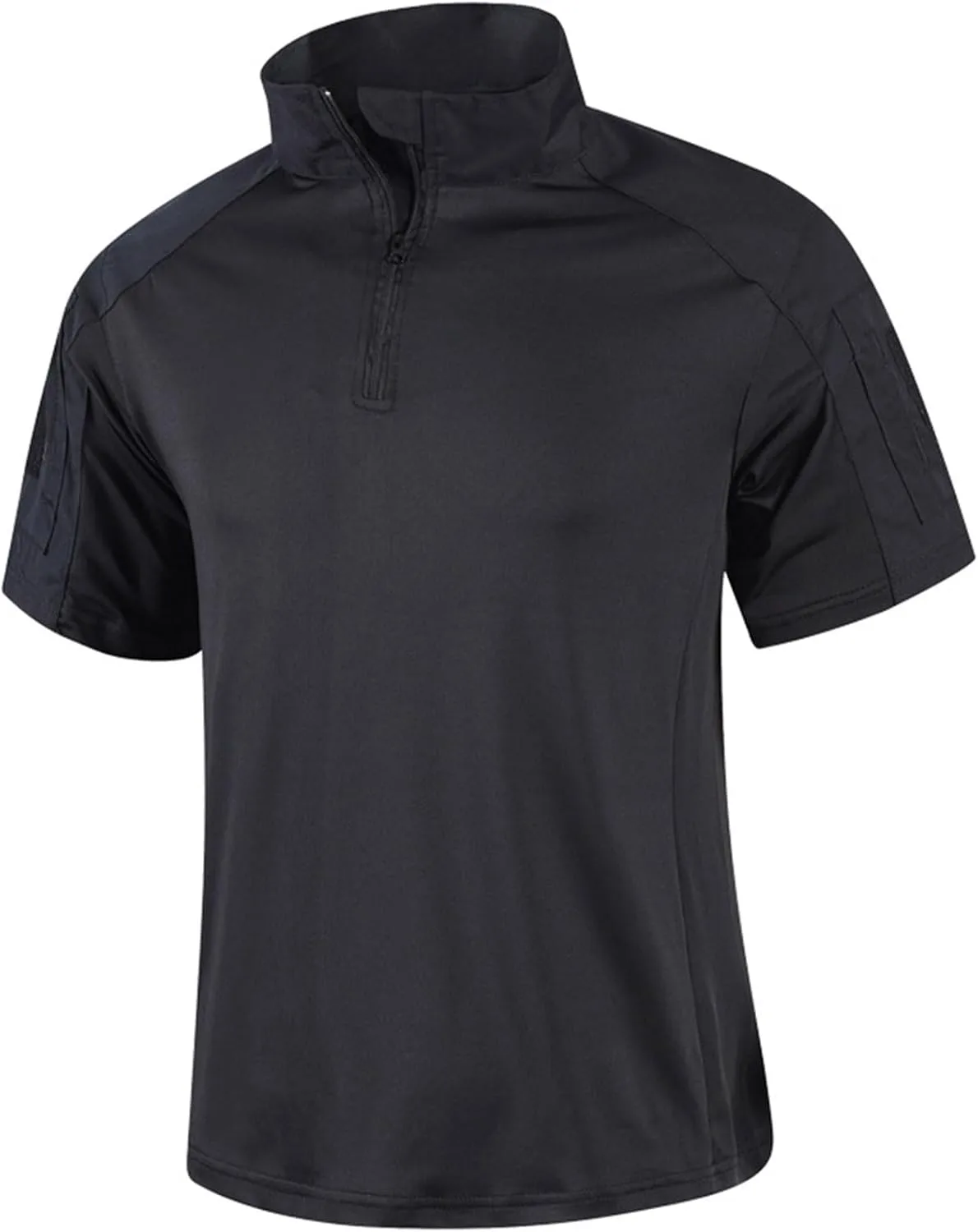 

Мужская футболка Cambkatl с воротником стойкой и молнией