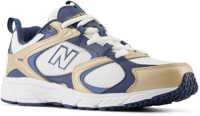 Мужские кроссовки New Balance 408 V1, белый/металлик/индиго — фото 4