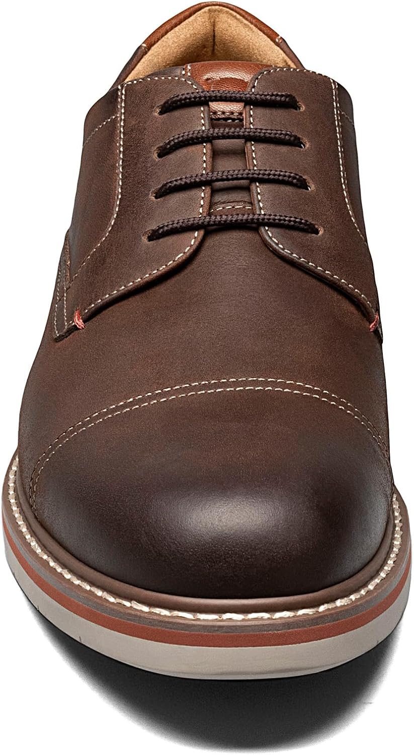 Мужские оксфорды Florsheim Norwalk с застежкой на носке, коричневый — фото 3