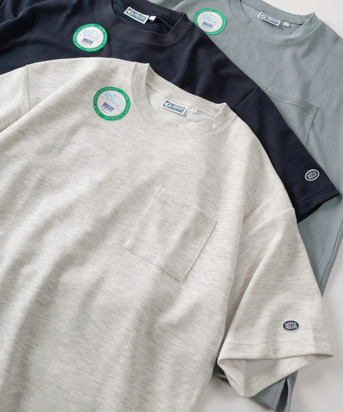 

Футболка с коротким рукавом, карманом и овальной нашивкой Discus, пепельно-серый