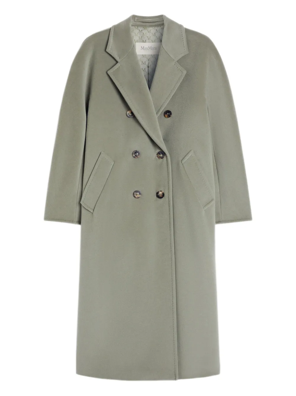 

Двубортное пальто Puffer MAX MARA, зеленый