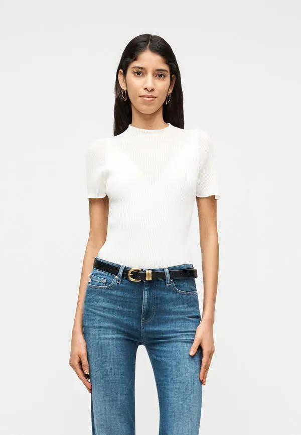 

Простая футболка slyanna Hugo, Open White, Белый, Простая футболка slyanna Hugo, Open White