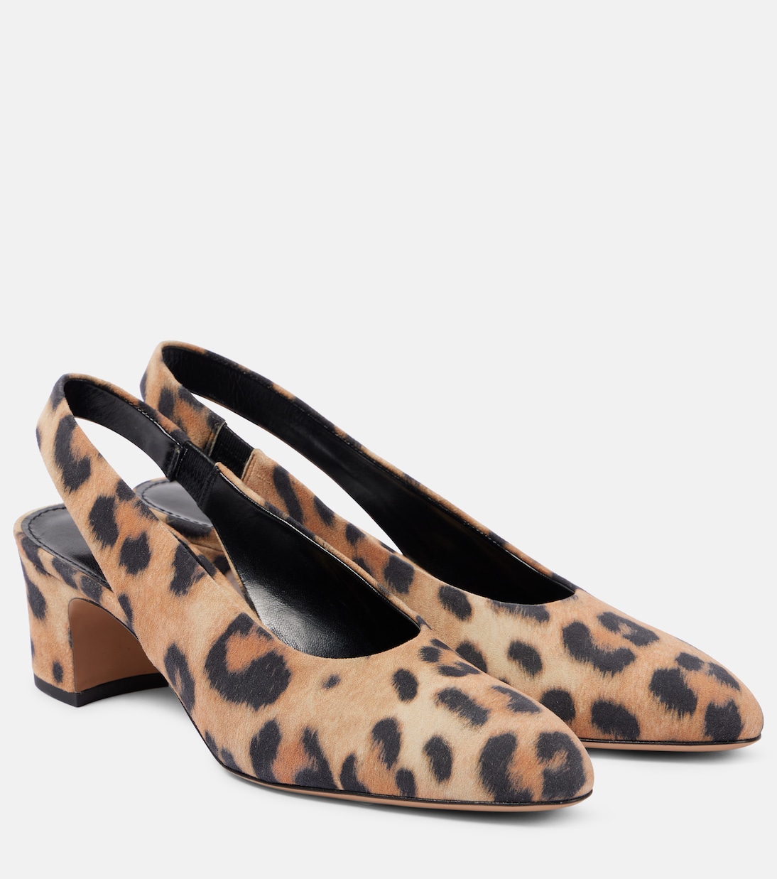 Туфли-лодочки Lavinia 50 из замши с леопардовым принтом Paris Texas, Natural Leopard