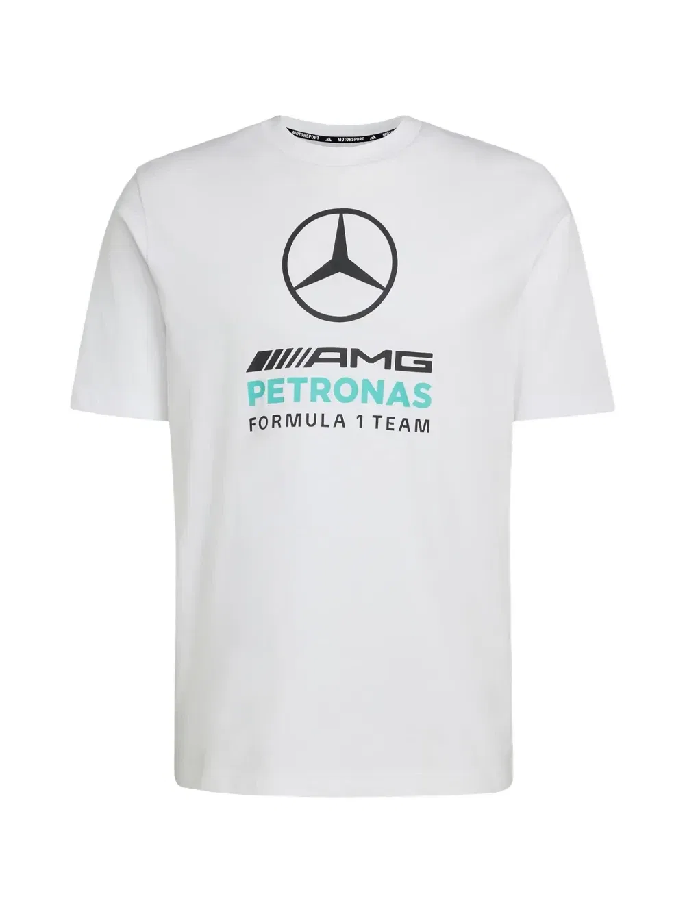 Футболка с графическим принтом Mercedes AMG Petronas Adidas, белый