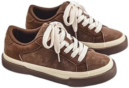 

Мужские винтажные кеды в стиле преппи, однотонные, низкие, на шнуровке, с круглым носком, верх из синтетической микрофибры, текстильная подкладка, резиновая подошва, стелька из ПУ, для повседневной и повседневной носки, на все сезоны Fmshi, Mail...