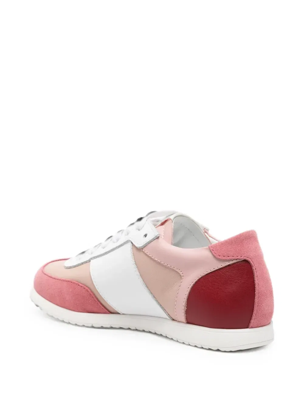Кроссовки с принтом-логотипом и вставками Marni Kids, розовый — фото 2