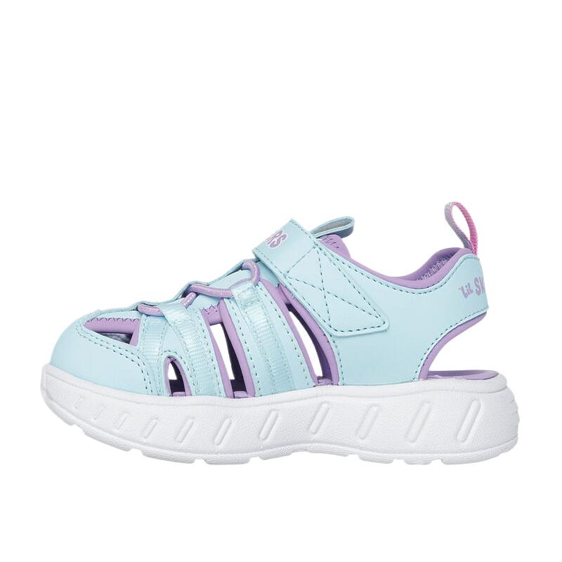 Детские сандалии средней высоты для младенцев и малышей Skechers Kids, зеленый — фото 4