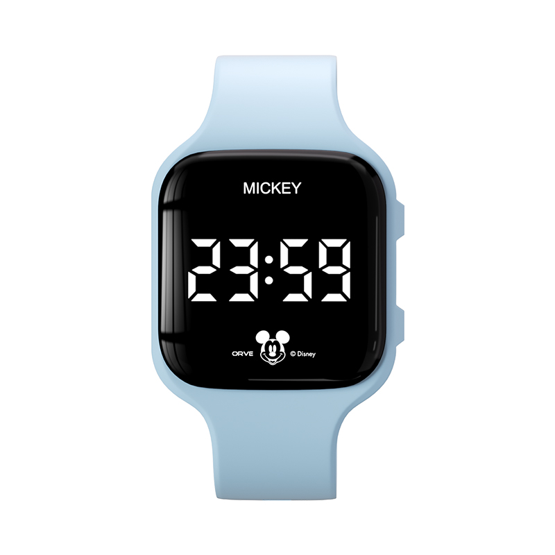 

Disney Часы Collection Electronic Movement Silicone Strap Watch Unisex Black Dial