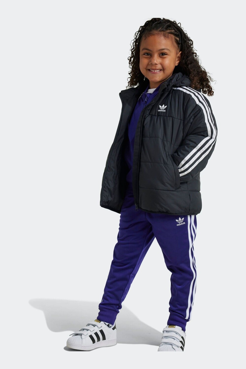 

Детская куртка adicolor Adidas, черный