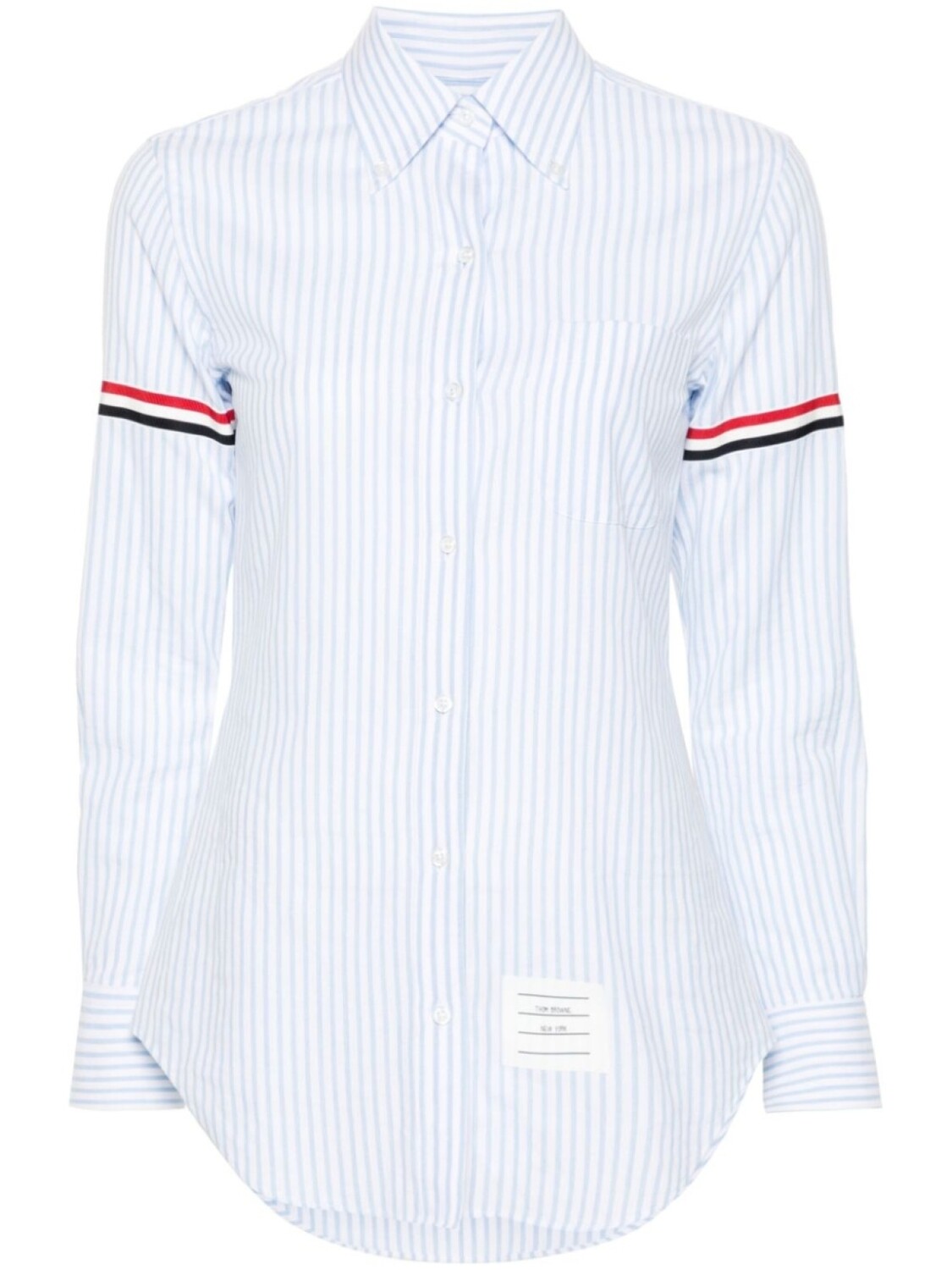 

Thom Browne рубашка в полоску, синий