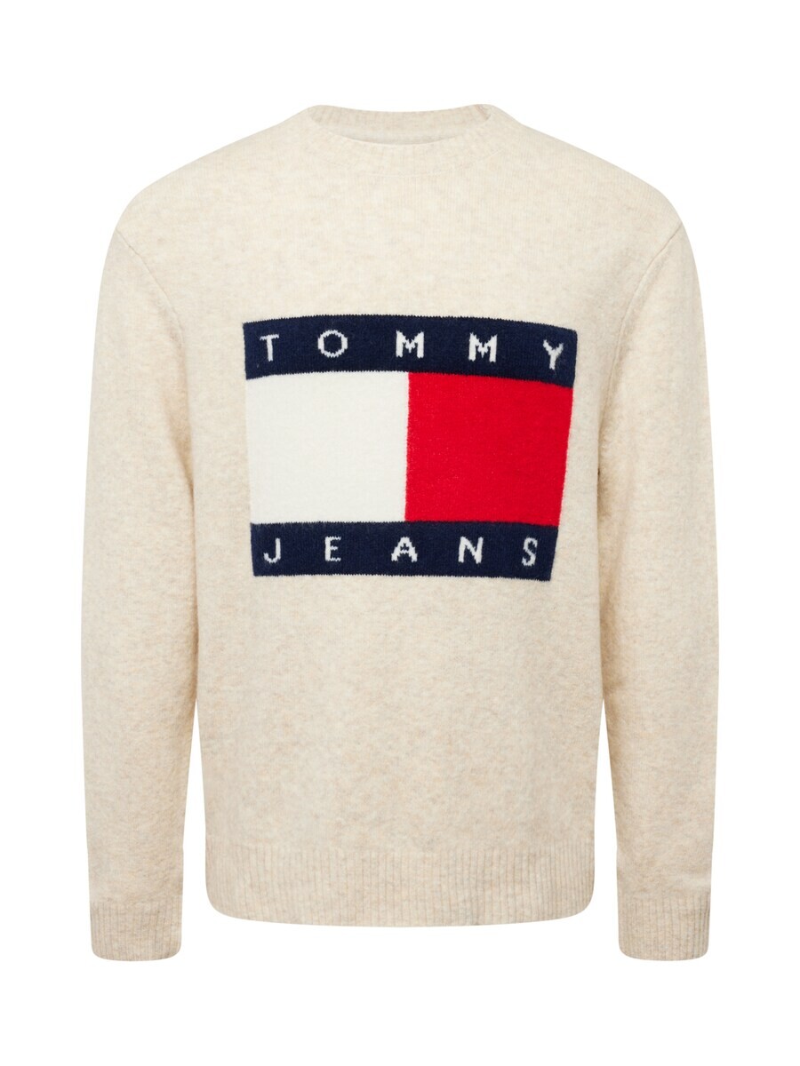 

Свитер Tommy Jeans Sweater, пятнистый бежевый