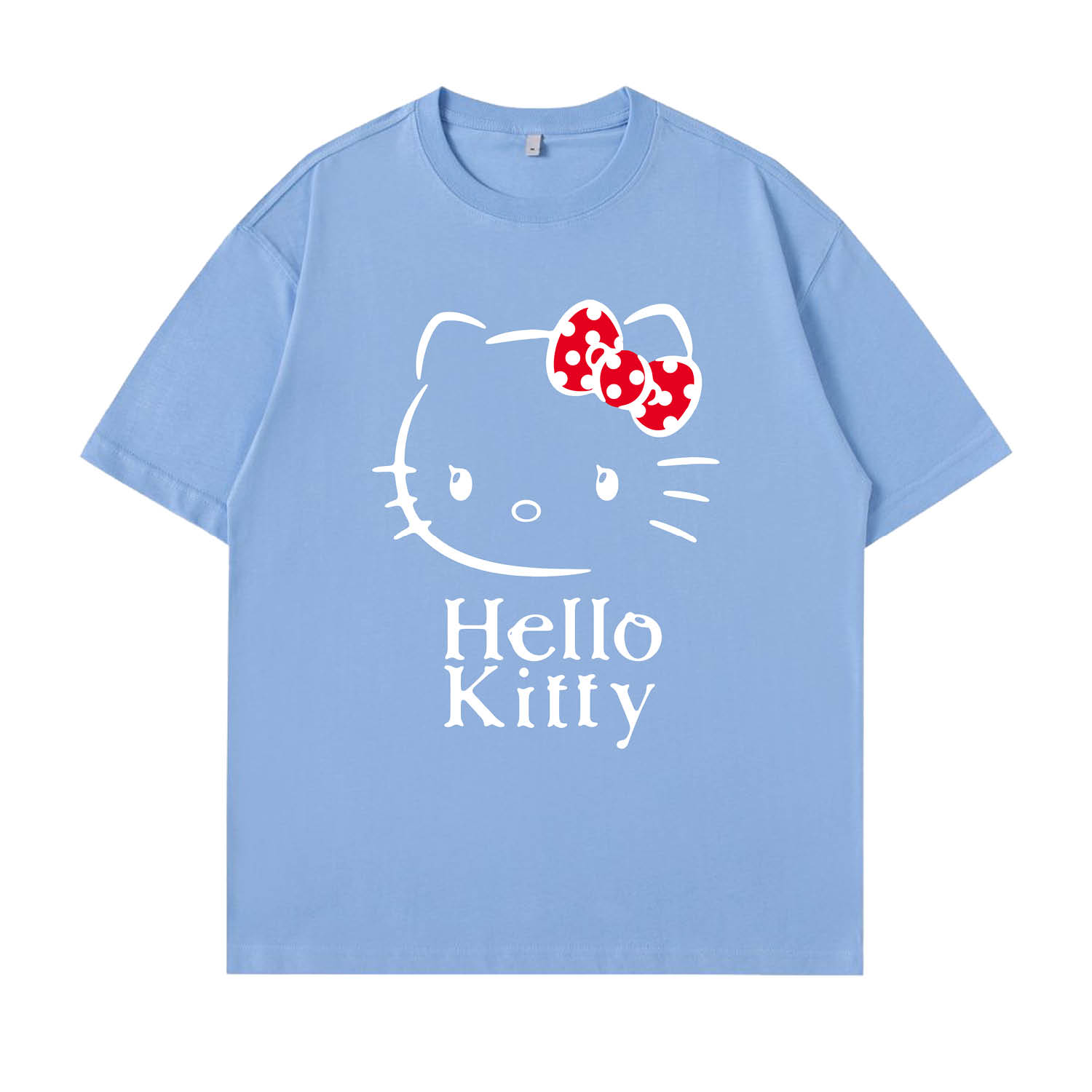 

Футболка Hello Kitty 2025 Summer Unisex Sanrio, синий