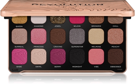 

Палитра теней для век Makeup Revolution Forever Flawless, Bare Pink 18× 1,1 g