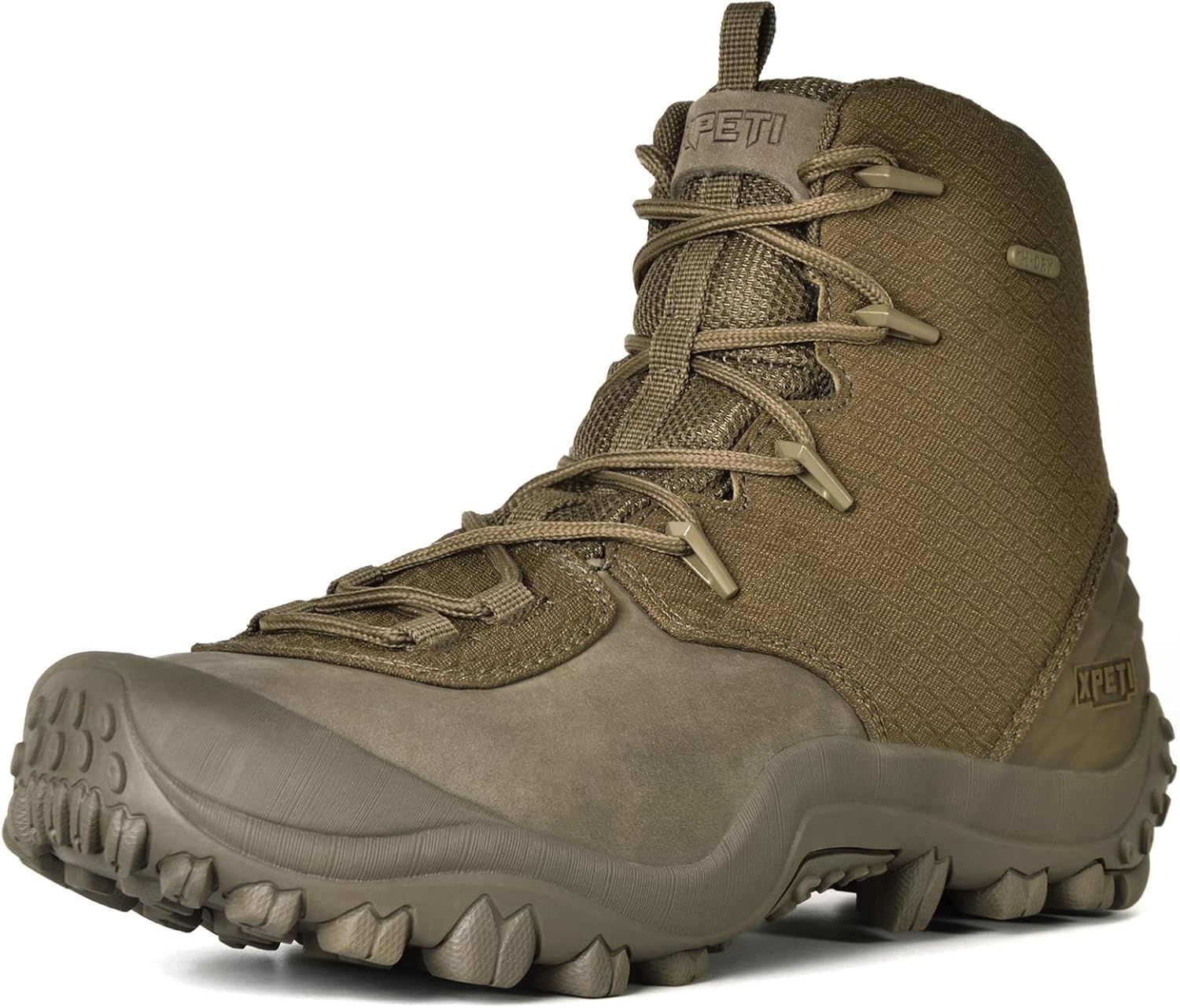 

Мужские тактические водонепроницаемые ботинки XPETI Bravo из кожи, Coyote