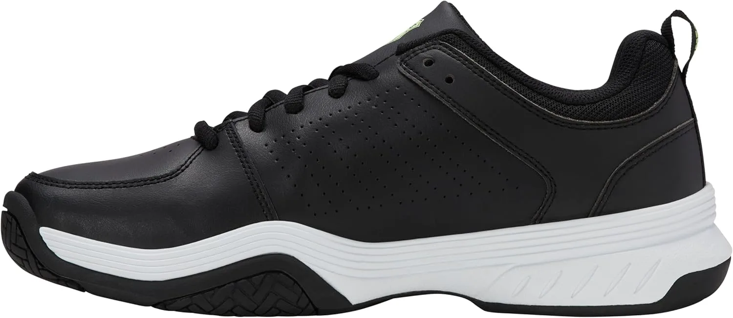 Мужские теннисные кроссовки K-Swiss Court Express 2, черный/белый/зеленый — фото 4