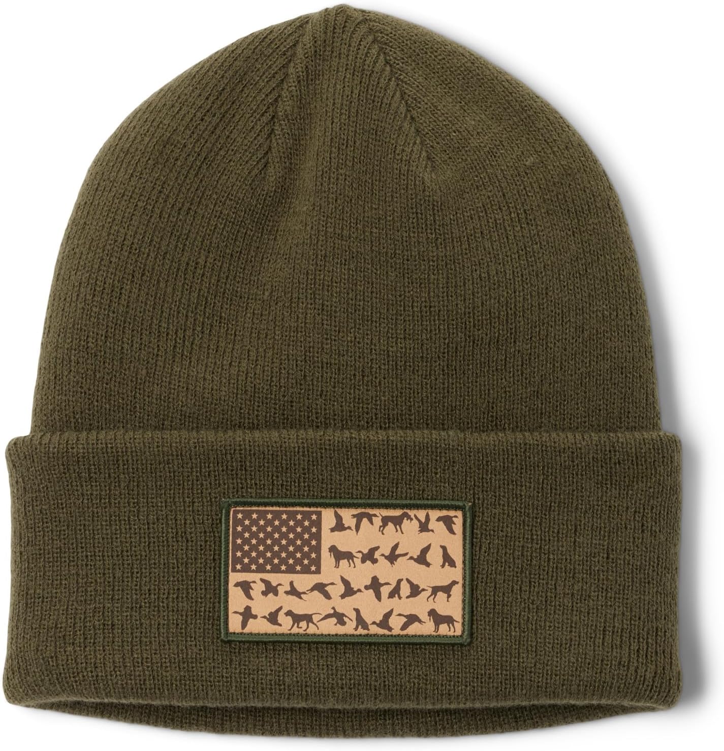 

Columbia Unisex-Adult PHG Game Flag Cuffed Beanie, Surplus Green