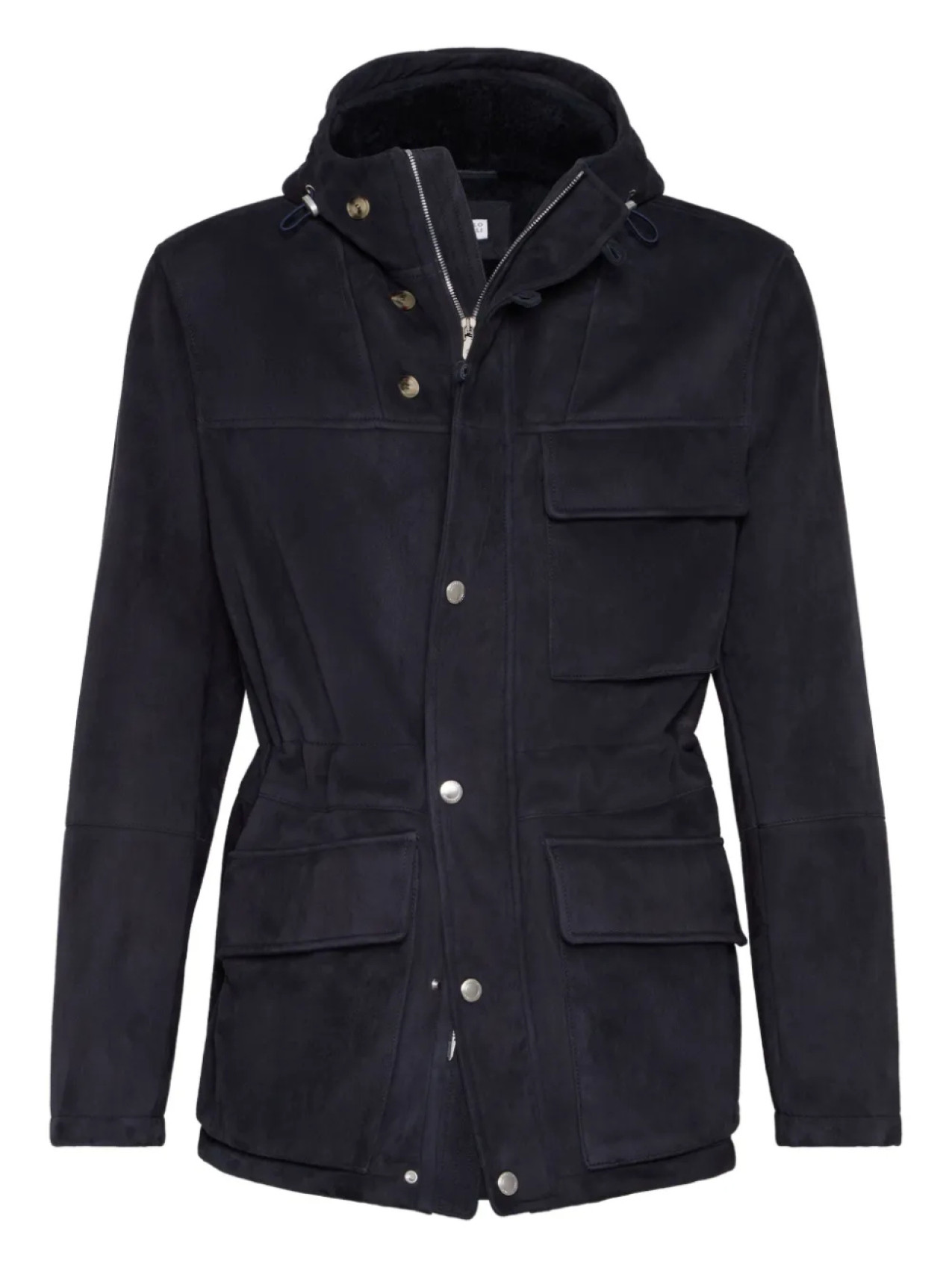 

Куртка с капюшоном Brunello Cucinelli, синий