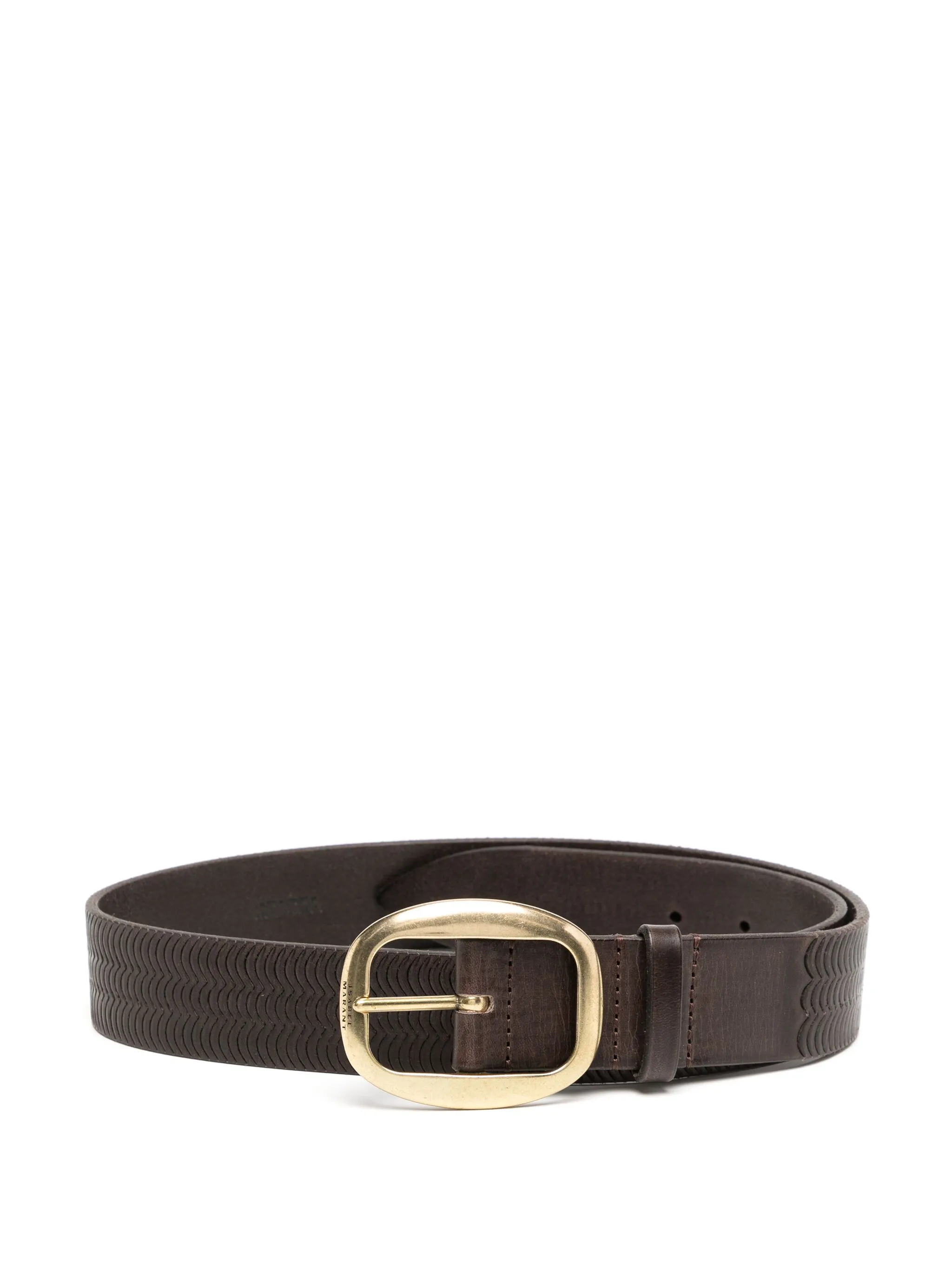 

Ремень с пряжкой Isabel Marant, коричневый