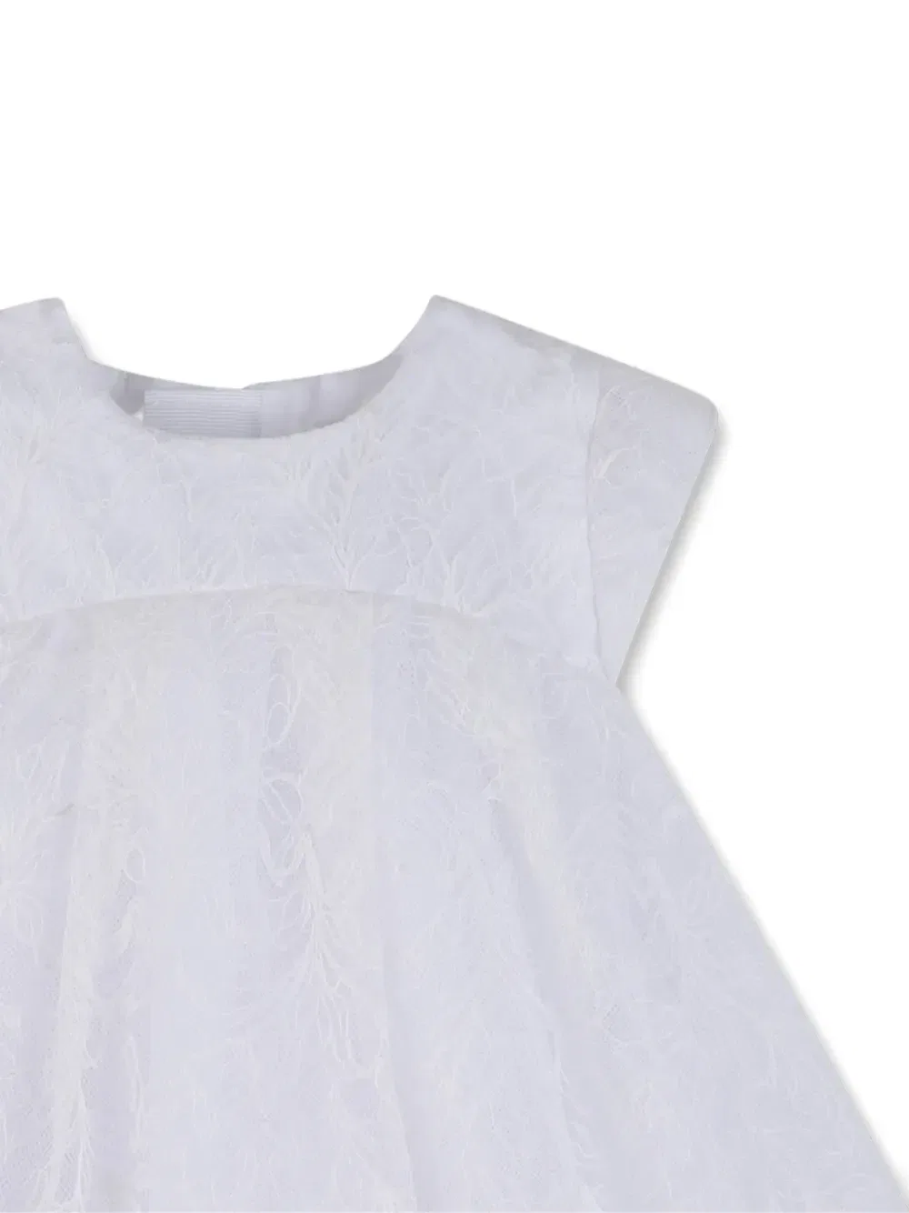 Платье с узором Givenchy Kids, белый — фото 3