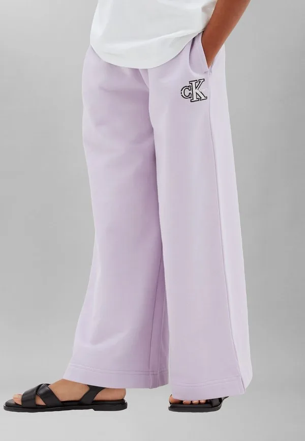 Спортивные брюки с широкими штанинами monologo Calvin Klein Jeans, Orchid Petal